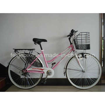 Lady Standard Bicycle 6speed City Bike (CB-013)